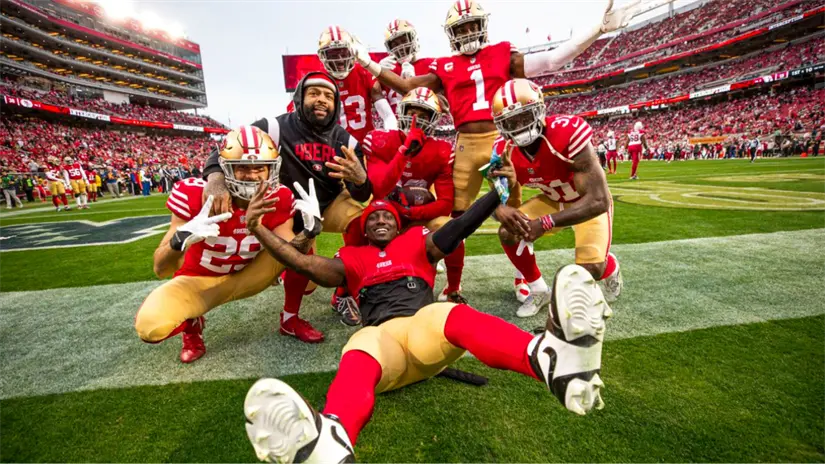 San Francisco 49ers  en un partido de la NFL, FOTO: (Página web: www.49ers.com)