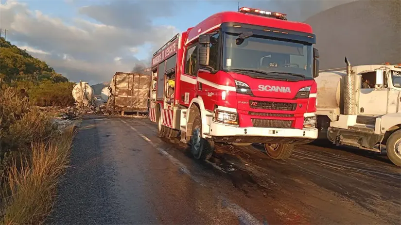 Así apoyo Guardia Nacional con 20 niñas que quedaron varadas por accidente en Palmillas. FOTO | Protección Civil Tamaulipas