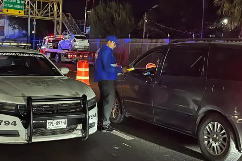 imagen recuadro Con la llegada de las fiestas decembrinas, los municipios de Nuevo León implementan operativos antialcohol para prevenir accidentes viales. Foto: POSTA