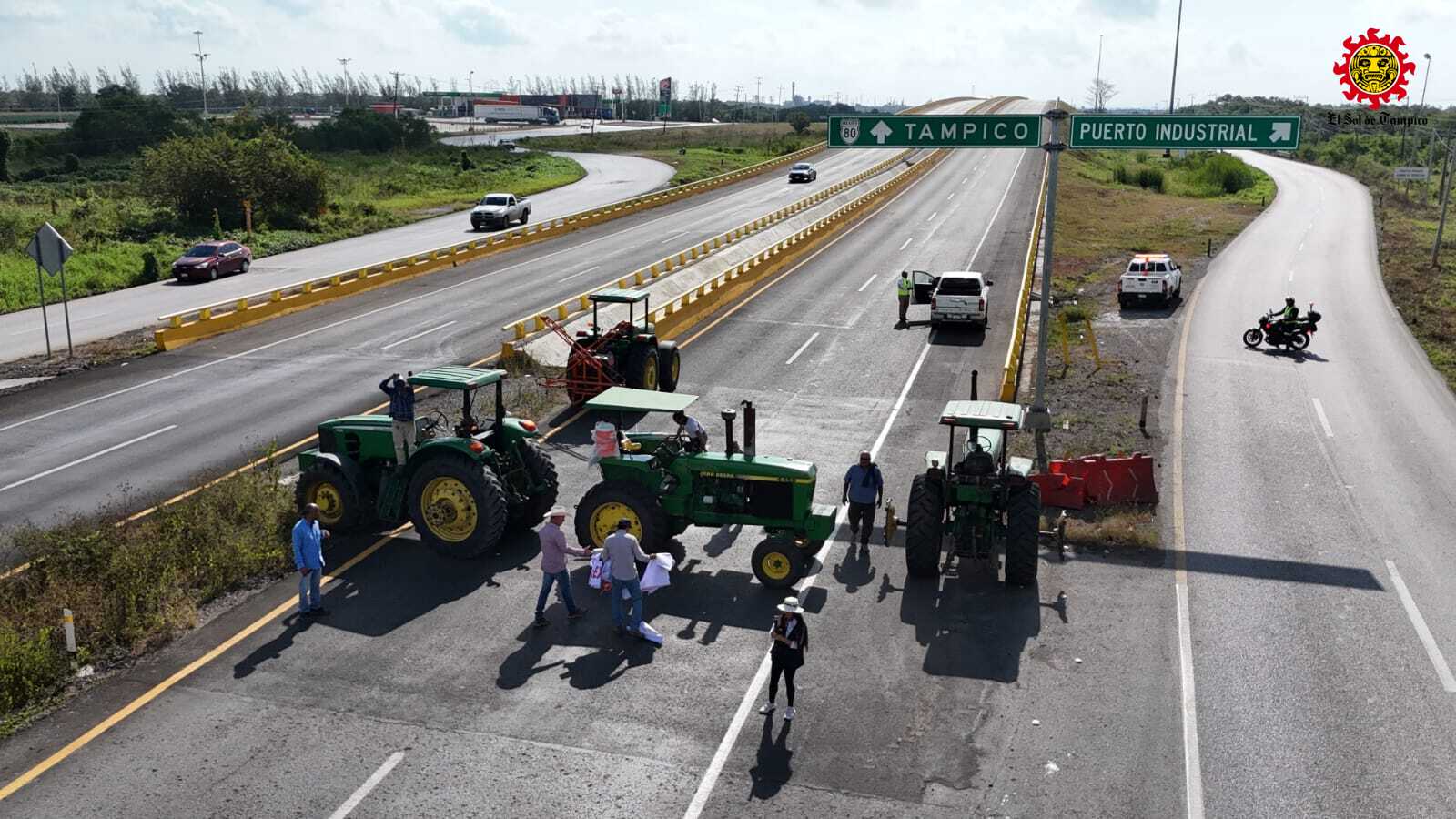 A minutos de cerrarse la carretera a Altamira, Tampico y Madero