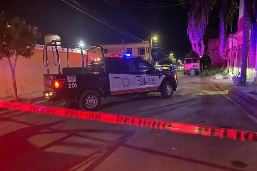 El incidente tuvo lugar al interior del local “Abarrotes González”. Foto: Policía de Cadereyta