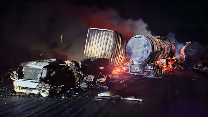 Así apoyo Guardia Nacional con 20 niñas que quedaron varadas por accidente en Palmillas. FOTO | Protección Civil de Tamaulipas