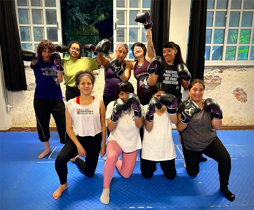 imagen recuadro Comando Colibrí enseña a las mujeres a defenderse de la violencia de género Foto: Paola Arziri Paz
