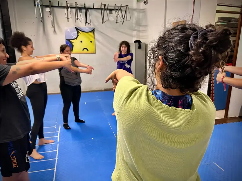 imagen recuadro Comando Colibrí enseña a las mujeres a defenderse de la violencia de género Foto: Paola Arziri Paz