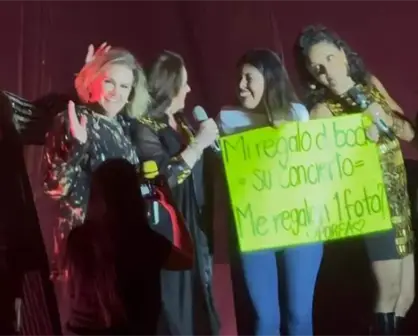 Concierto de Flans y Pandora en Tampico: fan pide regalo de boda especial