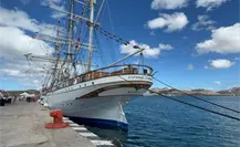 El Statsraad Lehmkuhl llega a La Paz: el histórico velero realiza una misión científica en el Mar de Cortés El Statsraad Lehmkuhl llega a La Paz: el histórico velero realiza una misión científica en el Mar de Cortés