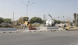 Escobedo cierra entronque vial Triángulo Norte por pavimentación; conoce la ruta alterna