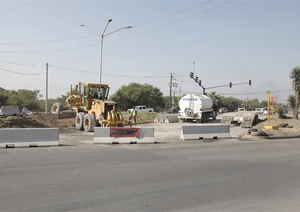 Escobedo cierra entronque vial Triángulo Norte por pavimentación; conoce la ruta alterna