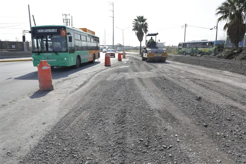 El Gobierno de Escobedo dio a conocer una serie de recomendaciones a los automovilistas por las obras en el Distribudiro Vial Triángulo Norte. Foto: Gobierno de Escobedo