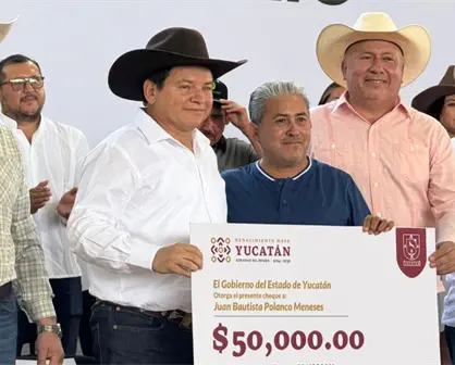 Celebran el Día del Productor Agropecuario en Xmatkuil y distribuyen apoyos del campo en Yucatán