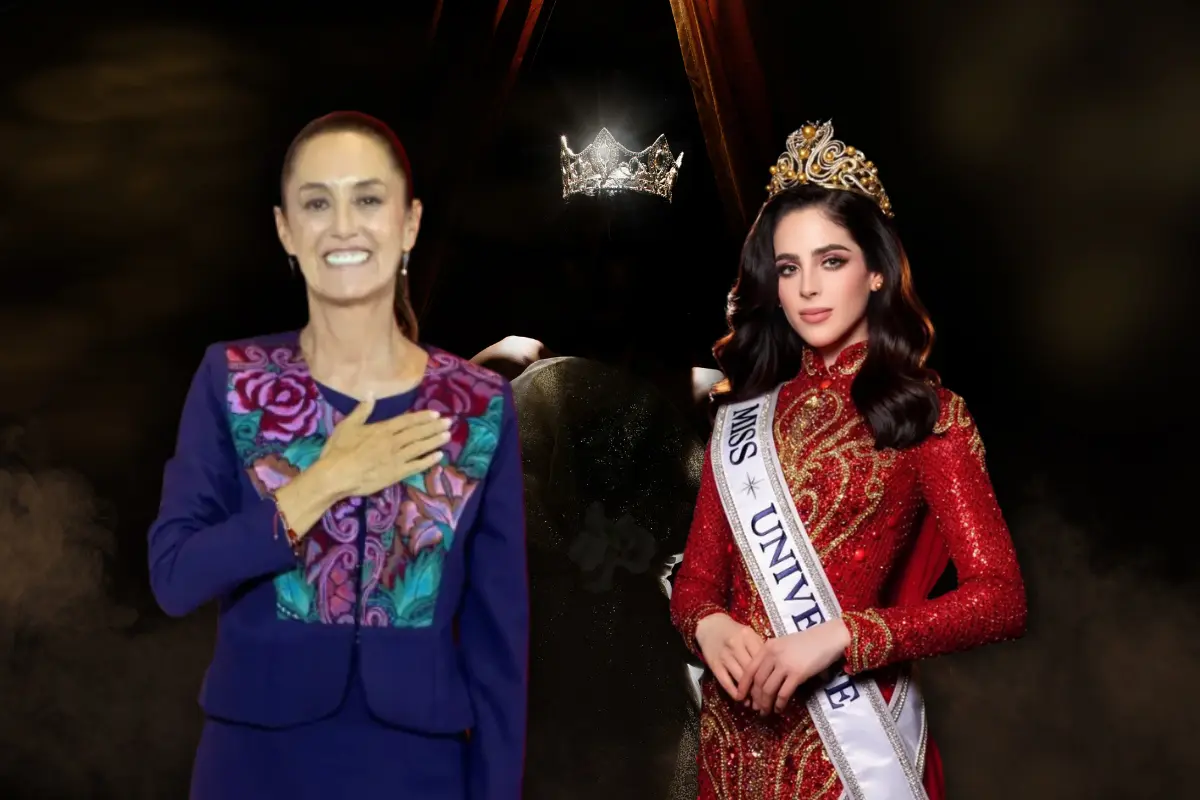 Claudia Sheinbaum y Fátima Bosch posando para foto (Foto: IG @fatimaboschfdz, @@claudia_shein / Canva)