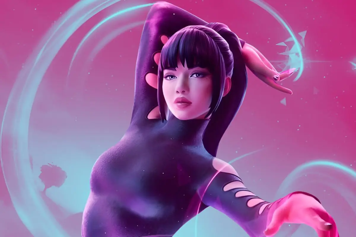 La skin de LISA estará disponible a finales de noviembre. FOTO: CANVA/X: @Fortnite