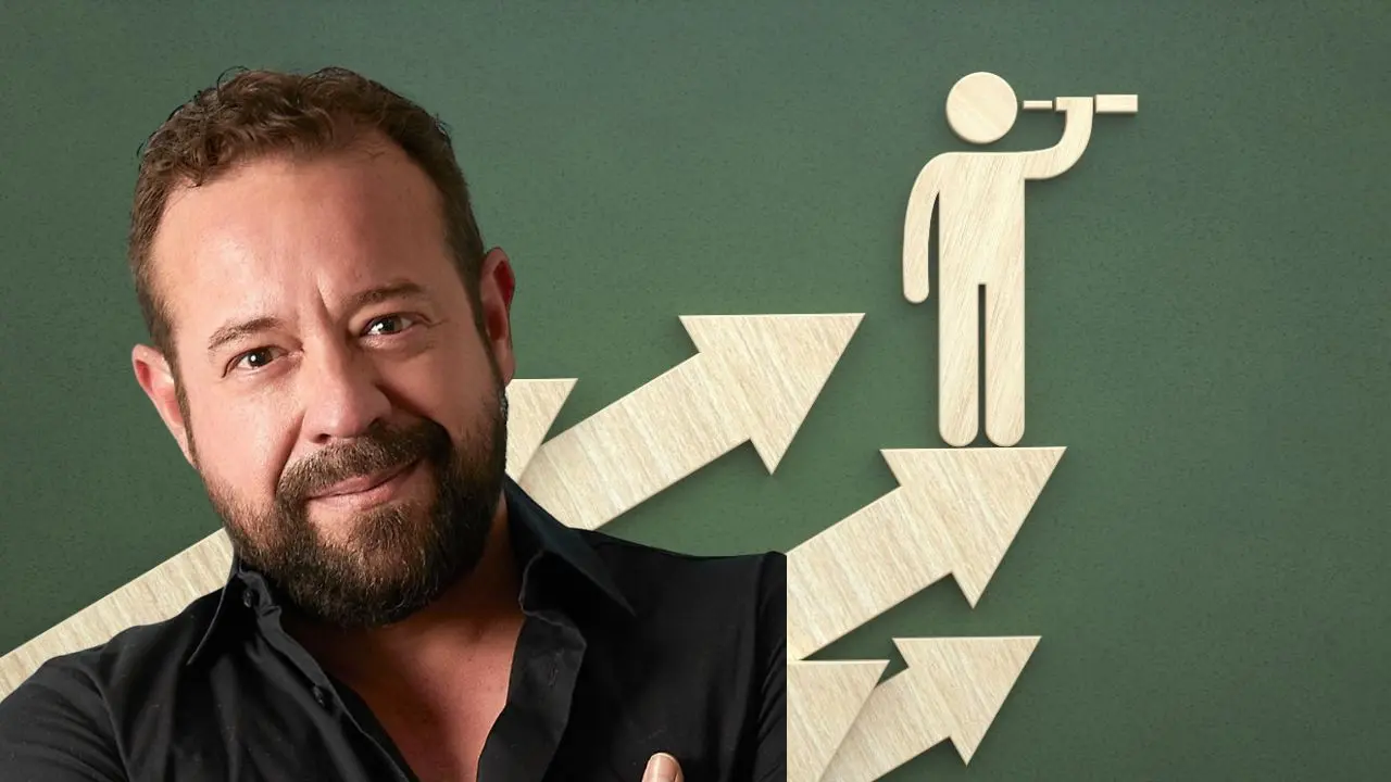 Al frente, Mario Elsner quien es autor del libro “De Jefe a Líder Impactante”.- Fuente Facebook Mario Elsner y Canva