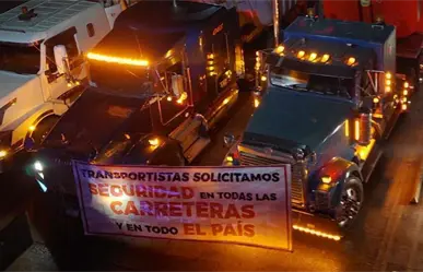 Megabloqueo en Edomex cumple horas; transportistas y autoridades no llegan a acuerdos