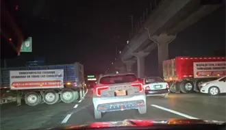 EN VIVO | Inicia megabloqueo de transportistas en Edomex y estas son las rutas afectadas