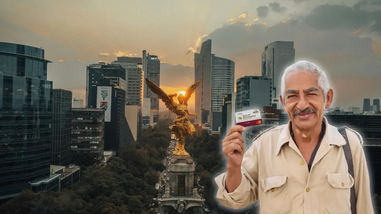 En la capital mexicana existen diversos apoyos económicos como la Pensión de Hombres Bienestar. Foto: @SEBIEN_cdmx | Canva