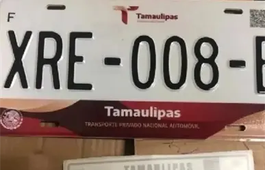 Esto cuesta renovar tus placas vehiculares en Tamaulipas