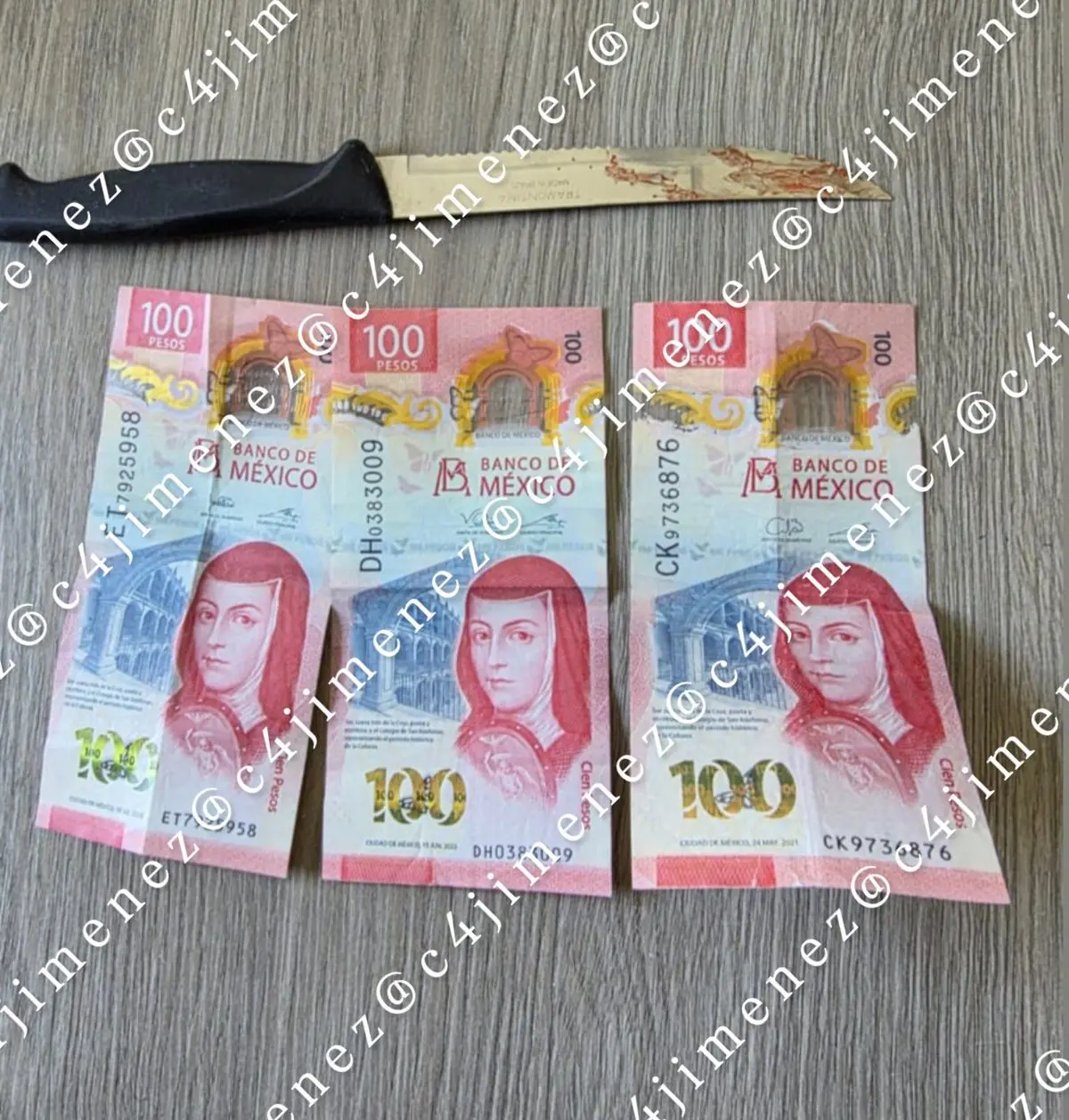 imagen recuadro Pertenencia de los rateros de la CDMX. Foto: X @c4jimenez