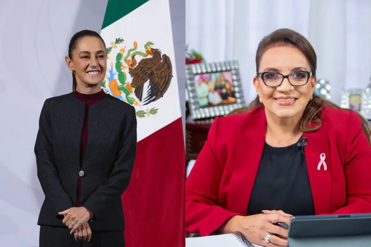 Claudia Sheinbaum y Xiomara Castro Foto: Gobierno de México/X(Twitter) @XiomaraCastroZ