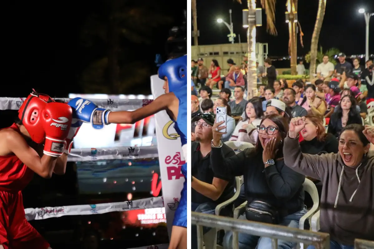 Jóvenes de los 5 municpios llegaron a La Paz para competie en la primera edición del Torneo de Box por La Paz. Foto: Ayuntamiento de La Paz