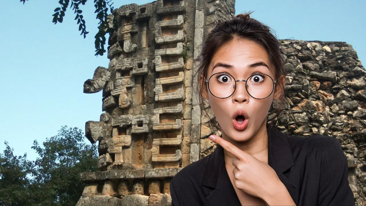 Aspecto de uno de los edificios que conforman la zona arqueológica de Xlapak, un asentamiento maya situado en un valle fértil cercano a Labná.- Fuente INAH