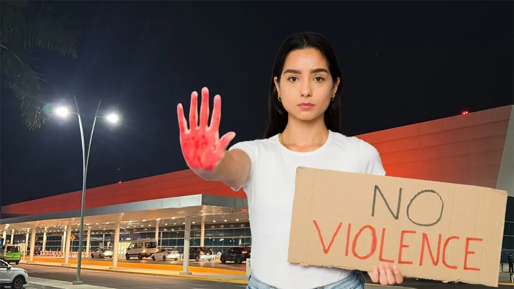Aeropuerto de Mérida se suma al Día Internacional de la Eliminación de la Violencia contra las Mujeres