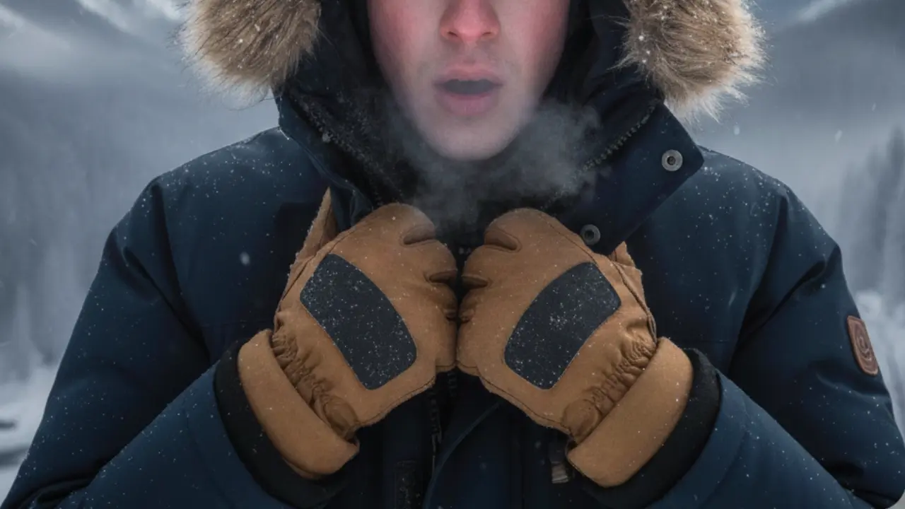 Persona con guantes por Alerta Amarilla en CDMX | Foto: Gemini IA