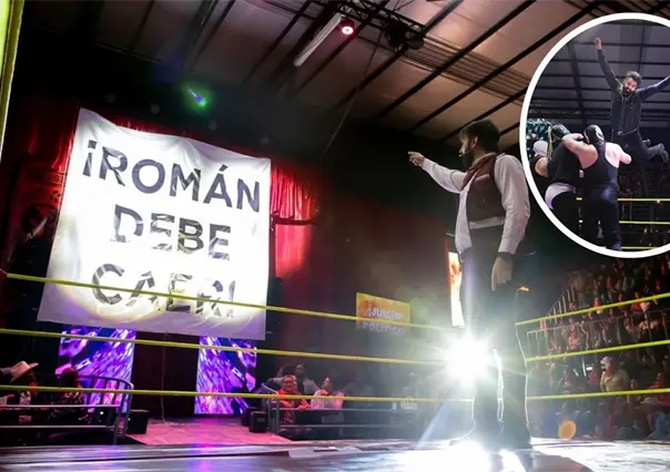 Antonio Attolini convierte su informe legislativo en una función de lucha libre en Torreón