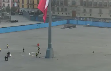 Marcha 25N en CDMX: vallas protegen Palacio Nacional en el Zócalo capitalino