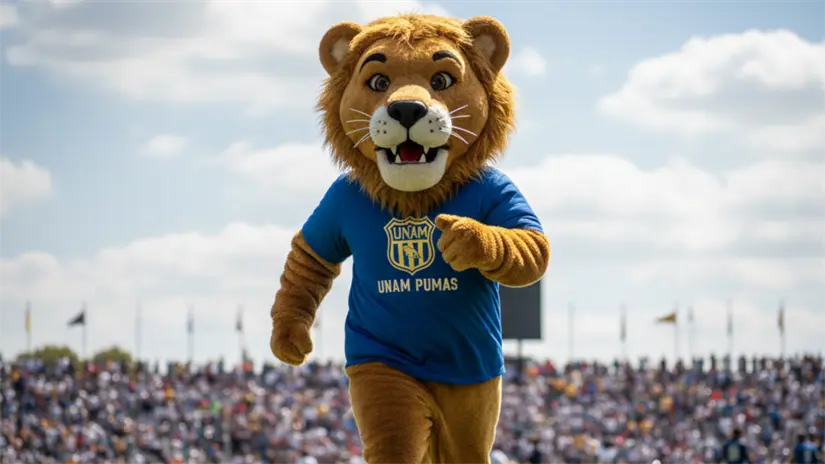 Foto ilustrativa de la carrera de botargas en la UNAM | Foto: Gemini IA