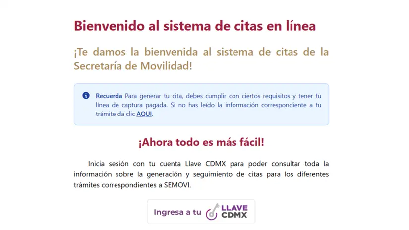 Citas para licencia permanente CDMX | Secretaría de Movilidad 