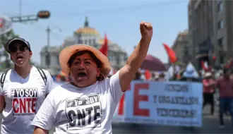 CNTE anuncia paro de 72 horas en 2026 y amenaza con boicot al gobierno de Claudia Sheinbaum