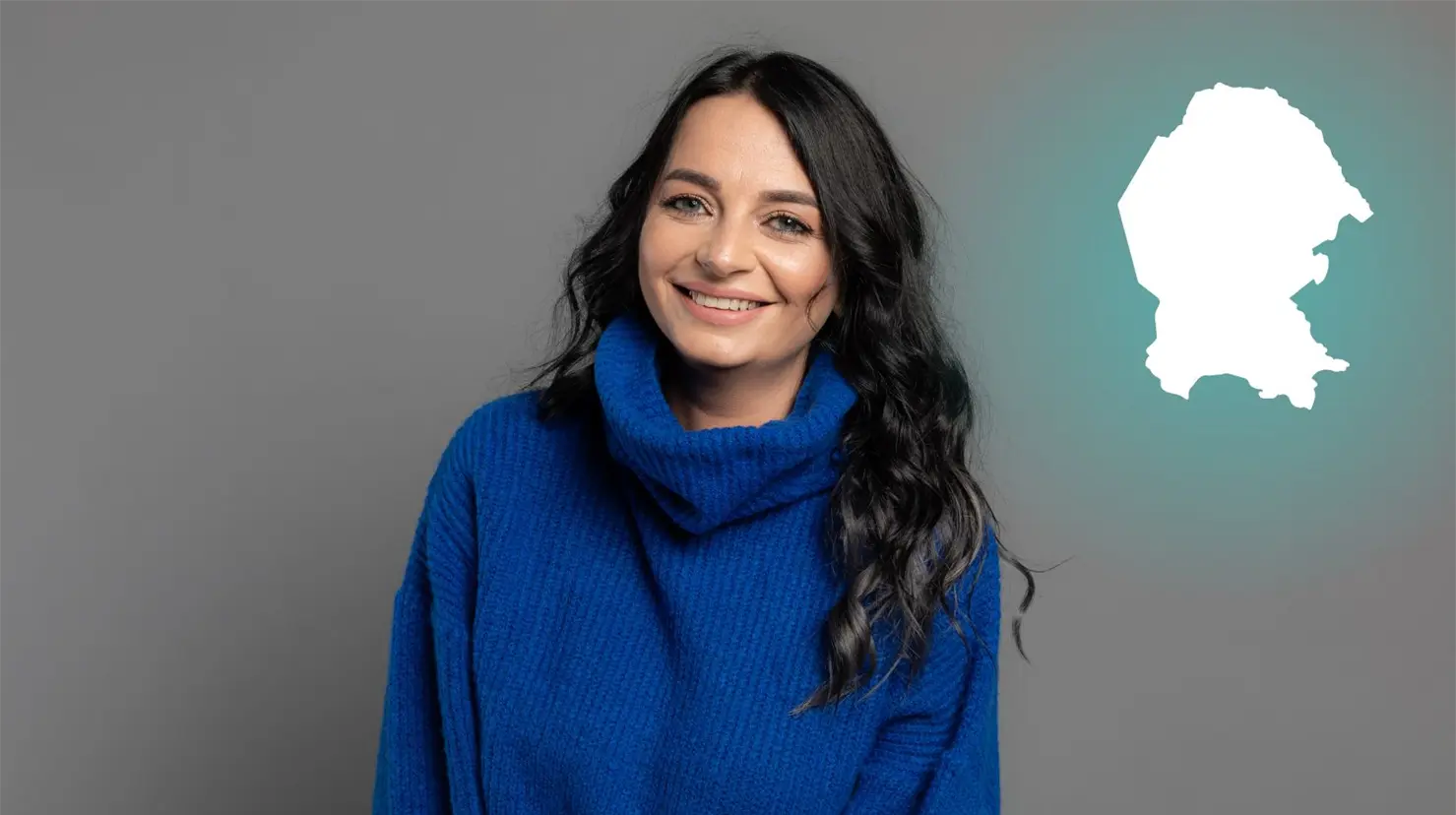 Mujer con suéter. Silueta de Coahuila. (Canva)