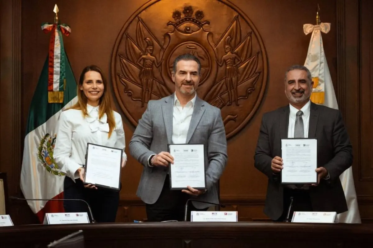 El Gobierno de Monterrey consolidó un nuevo vínculo académico. Foto: Gobierno de Monterrey