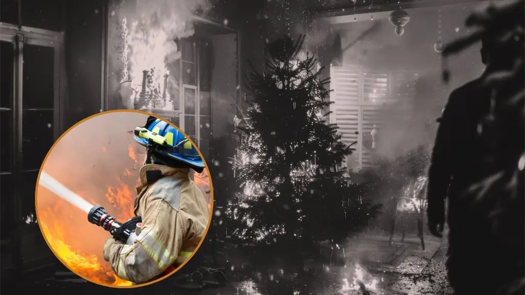 Incendios por pinos navideños: Protección Civil hace simulacro y pide reforzar la prevención en diciembre