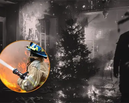 Incendios por pinos navideños: Protección Civil hace simulacro y pide reforzar la prevención en diciembre