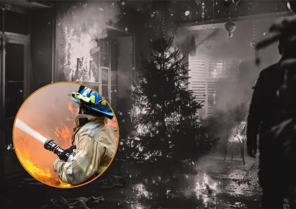 Incendios por pinos navideños: Protección Civil hace simulacro y pide reforzar la prevención en diciembre