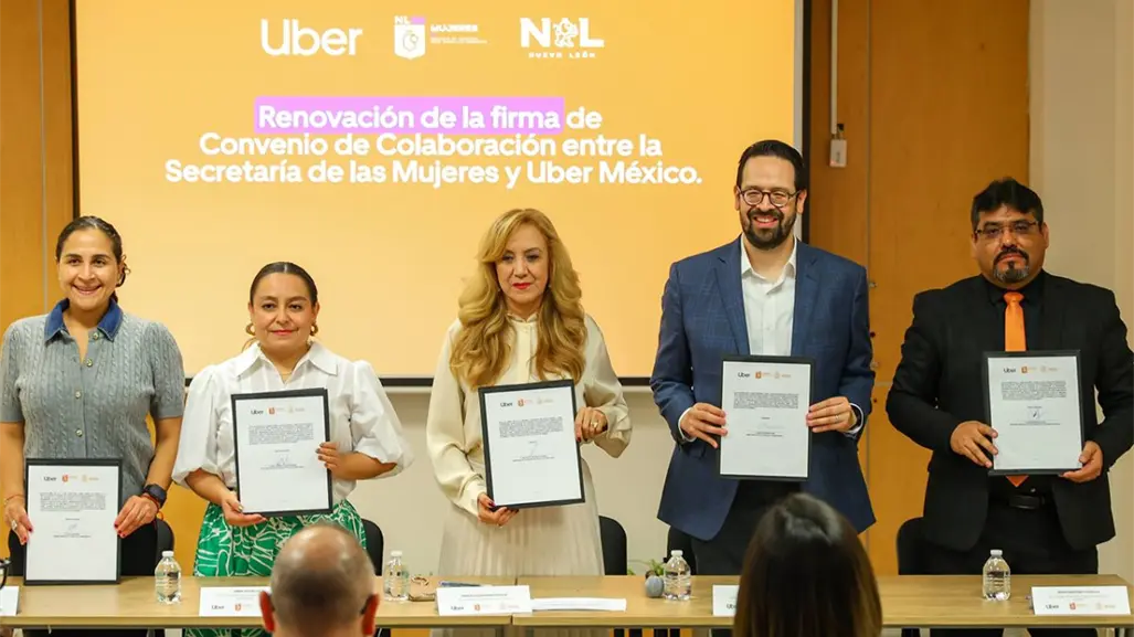 Nuevo León y Uber extienden programa de apoyo contra la violencia a las mujeres