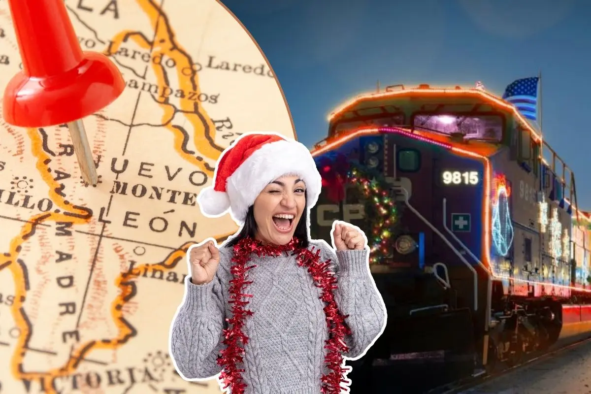Tren Navideño de Kansas City llegará a Monterrey. Foto: CPKC / CANVA