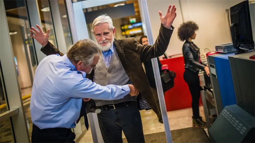 imagen recuadro Seguridad en aeropuertos, puertos marítimos y cruces fronterizos terrestres, FOTO: Imagen ilustrativa ( Canva)