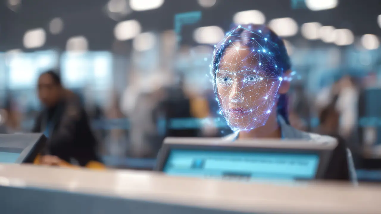 Estados Unidos anunció nuevas normas que amplíanLa recolección de datos biométricos a todos los extranjeros que entren o salgan del país, incluidos los titulares de la Green Card, FOTO: Imagen ilustrativa ( Canva)