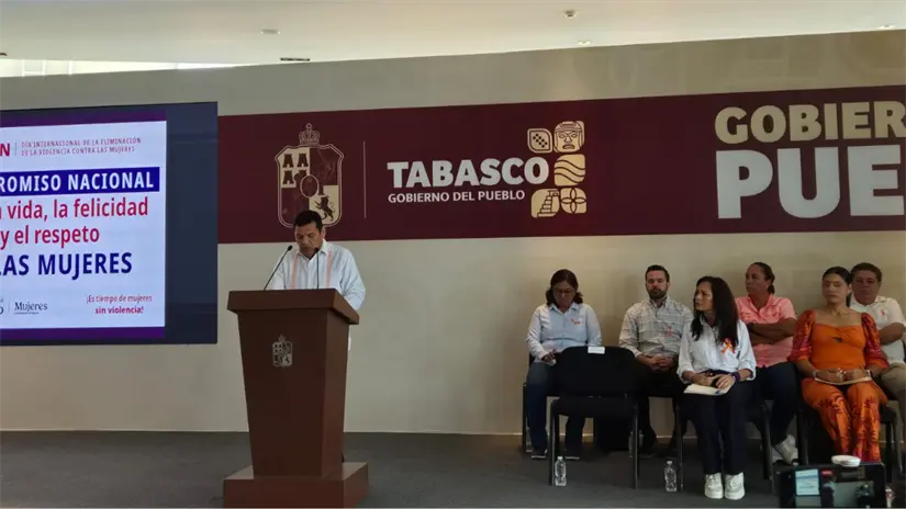 el gobernador Javier May Rodríguez informó este martes, durante su rueda de prensa matutina, que la propuesta de reforma ya fue turnada al Congreso del Estado para su análisis y votación, FOTO: Armando de la Rosa