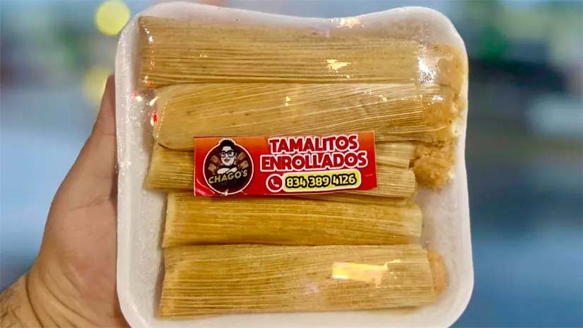 imagen recuadro El Joven que fundó el negocio Chagos Tamales con $130 mil pesos. FOTO | POSTA