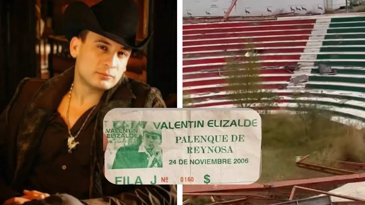 En ruinas se encuentra el ex palenque de Reynosa, donde Valentín Elizalde realizó su último concierto | Foto: Ortiz | FB Corridos VIP