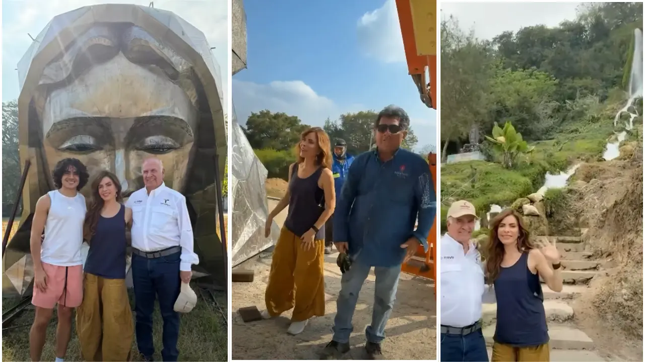 Gloria Trevi Visita el Santuario de El Chorrito