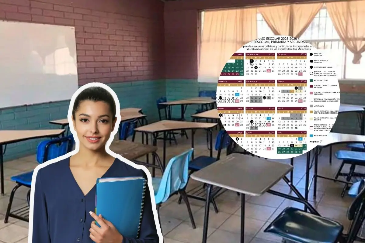 El próximo viernes 28 de noviembre de 2025 se llevará a cabo la sesión ordinara del Consejo Técnico Escolar. Foto: Peninsular Digital / X @SEP_mx / Canva