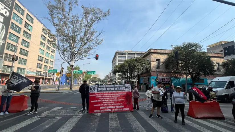 Maestros e integrantes de la CNTE seguirán manifestándose si SEP no abre mesas de diálogo. | Foto: Luis Antonio Alfaro