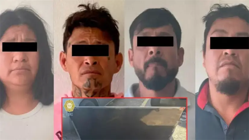 Presuntos ladrones de casa en Iztapalapa. Foto: SSC CDMX 