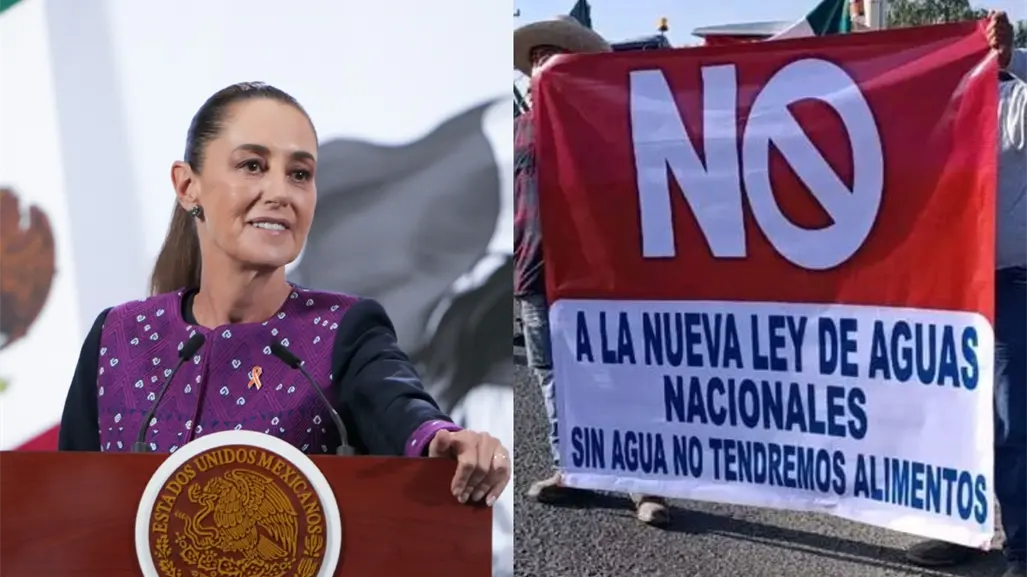 Claudia Sheinbaum cuestiona cierres a carreteras pese a mesas de diálogo sobre Ley de Aguas