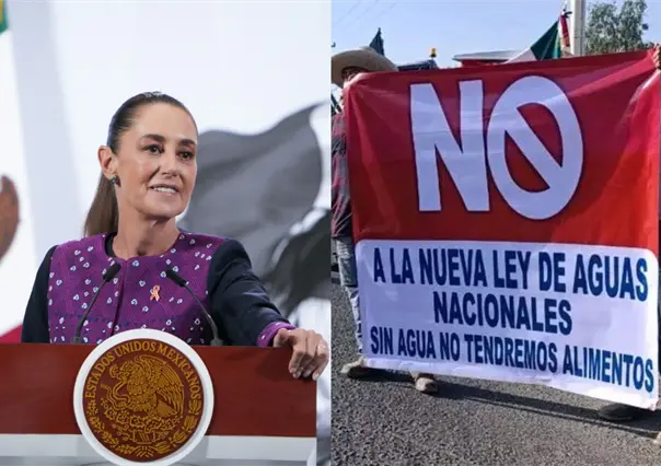 Claudia Sheinbaum cuestiona cierres a carreteras pese a mesas de diálogo sobre Ley de Aguas